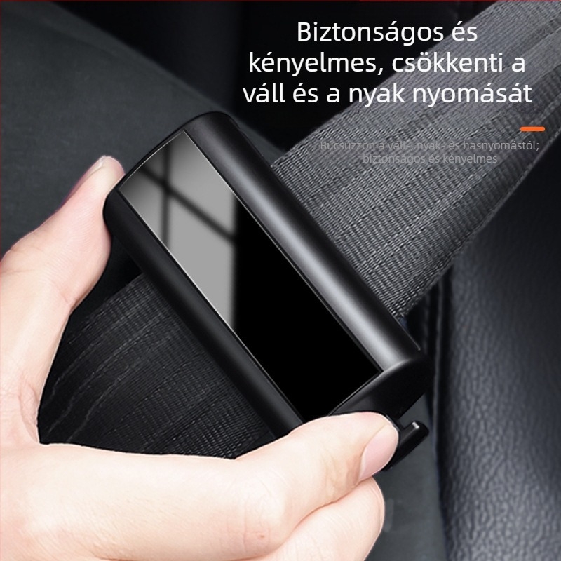 Meili Autóbiztonsági öv feszítő-illesztő záró hosszabbítóval, ABS+fém, Modell 004, Nyomtatott logó, Testreszabható