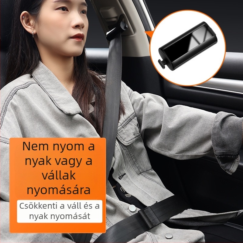 Meili Autóbiztonsági öv feszítő-illesztő záró hosszabbítóval, ABS+fém, Modell 004, Nyomtatott logó, Testreszabható