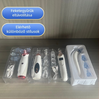 Elektromos mitesszer-szívó készülék, pórus tisztítása, mélytisztítás; Működési mód: elektromos forgás; Modell: Blackhead Suction Artifact; Piaci bevezetés: 2019
