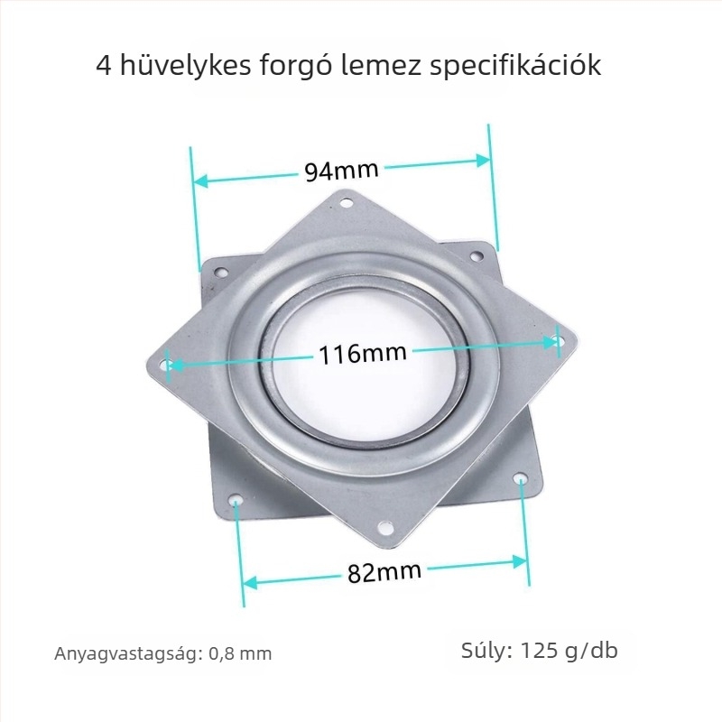 Forgatható kijelző alap - Vas, Üreges teljes gyöngyös dizájn, 360° forgás, Modern minimalist stílus, Sztancolás