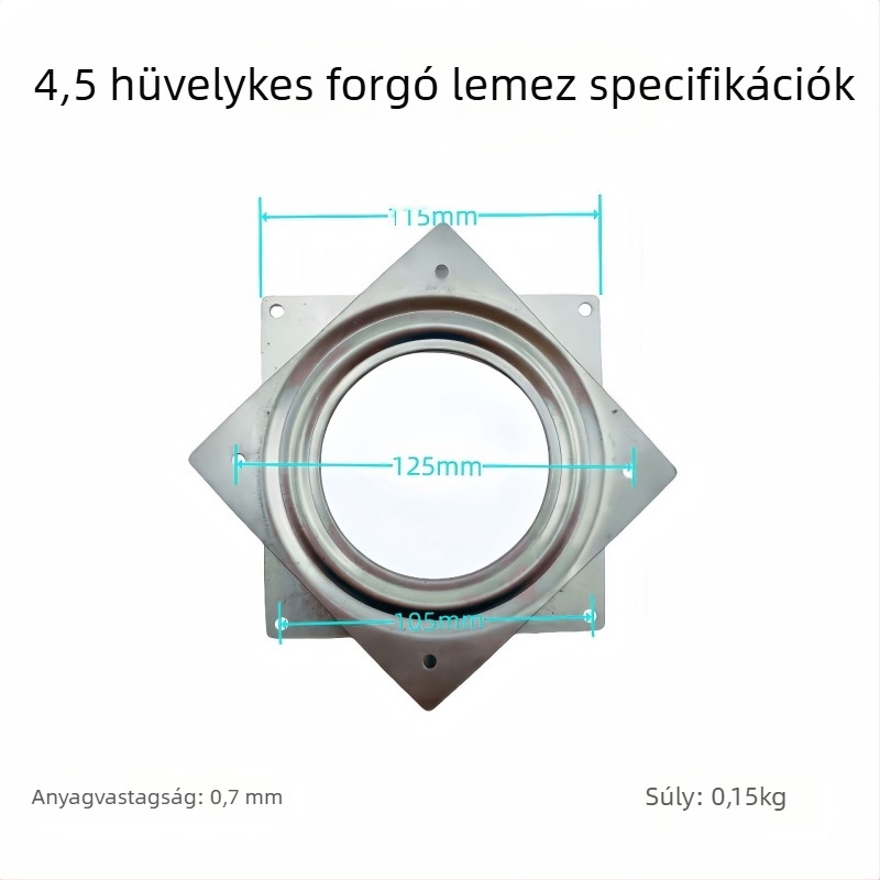 Forgatható kijelző alap - Vas, Üreges teljes gyöngyös dizájn, 360° forgás, Modern minimalist stílus, Sztancolás