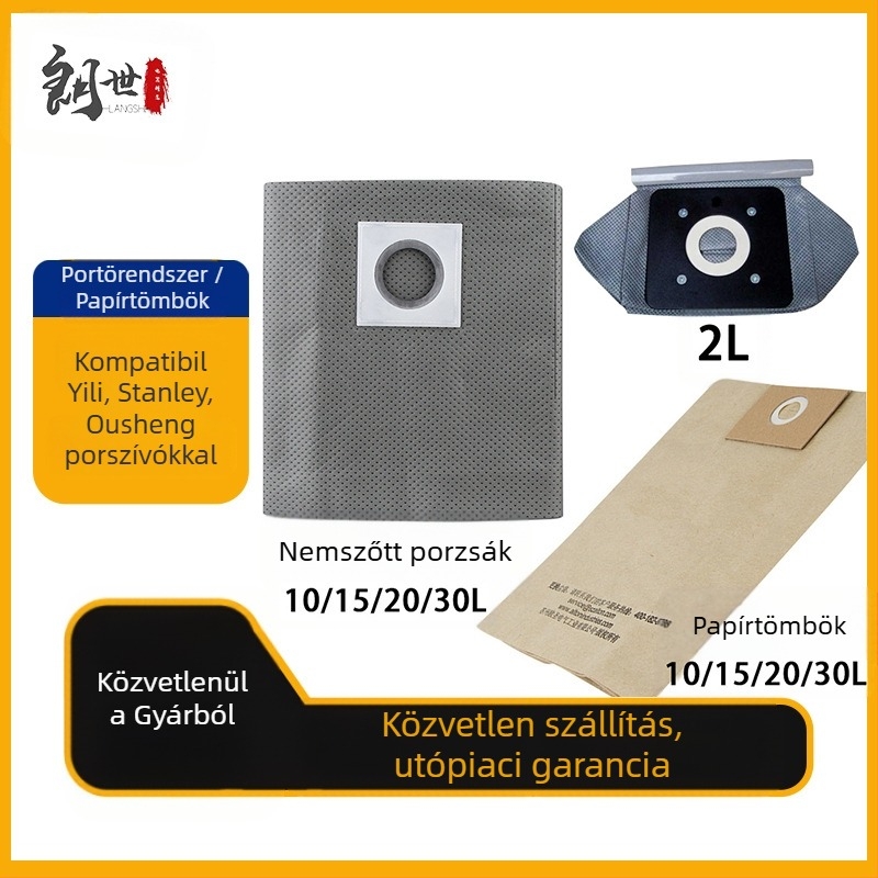 Longshi nem szövött porzsák porszívóhoz, kompatibilis Yili, Stanley, Ou Sheng, háztartási használat
