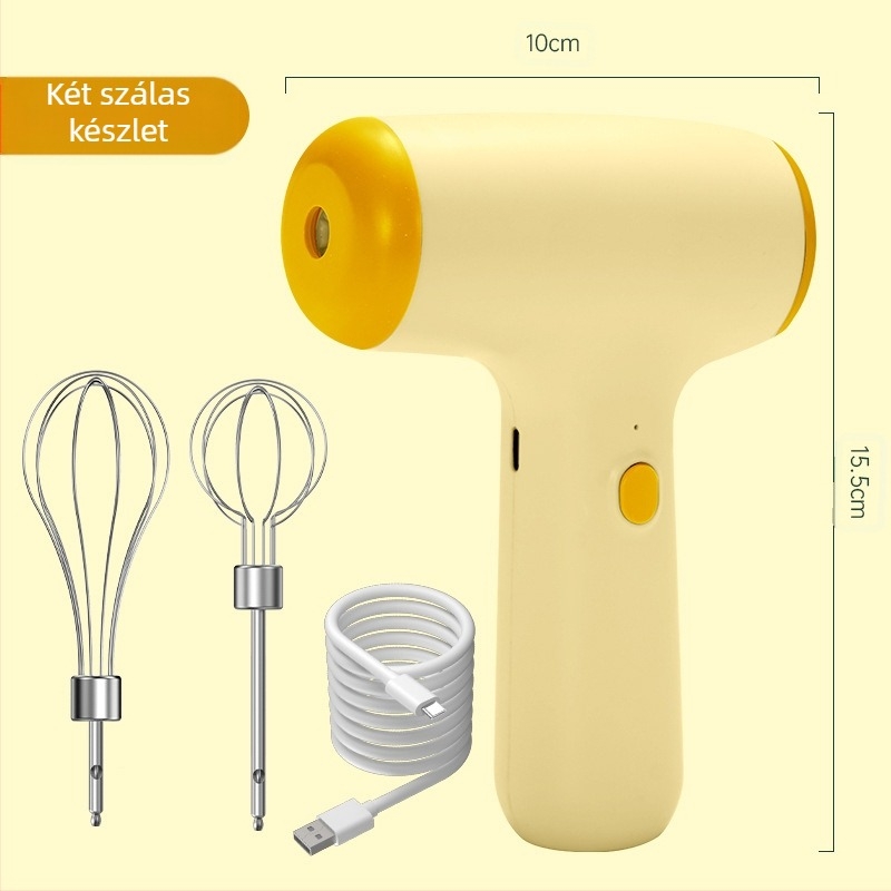 Vezeték nélküli kézi elektromos tojáshabosító, 5 sebesség, 100 W alatt, 36 V, modell Yx-electric egg whisk