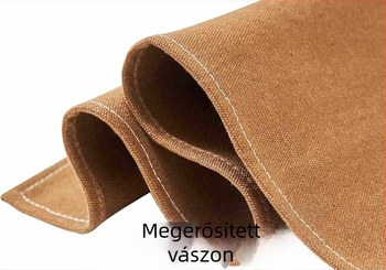 Vászon kötény, ujj nélküli, szennyeződés elleni, egyszínű
