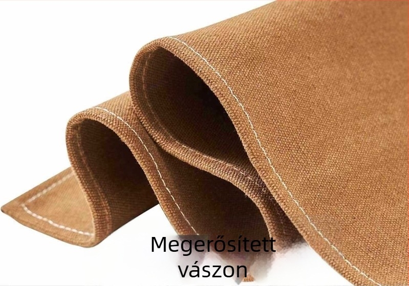 Vászon kötény, ujj nélküli, szennyeződés elleni, egyszínű