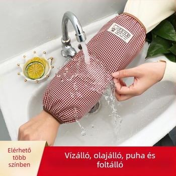 Uniszex vízálló ujjvédők, kockás mintával, pásztor stílus, téli–tavaszi–ősz szezonra