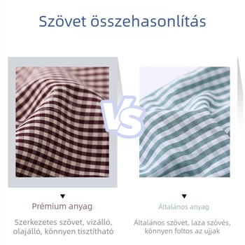 Uniszex vízálló ujjvédők, kockás mintával, pásztor stílus, téli–tavaszi–ősz szezonra