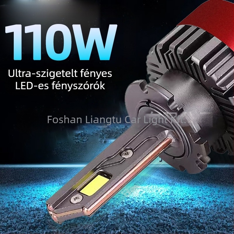 3 rézcsöves D sorozatú LED fényszórók, 55W, 12V, IP68, 12000 lm