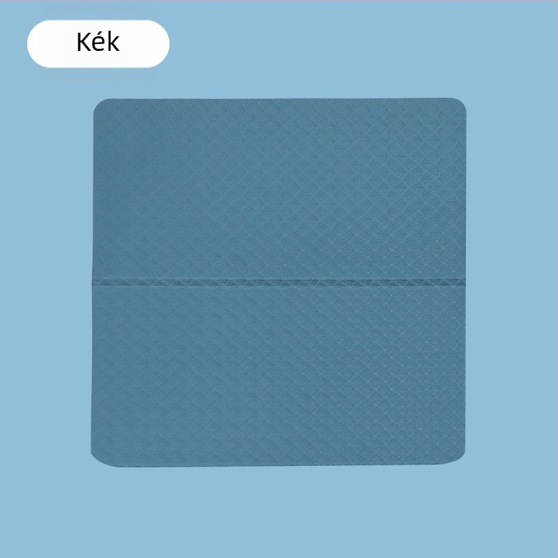 Jógamatrac, hordozható összecsukható, pihenésre és sportra, csúszásmentes, 250 g, 8 mm, TPE, letisztult dizájn, testreszabható