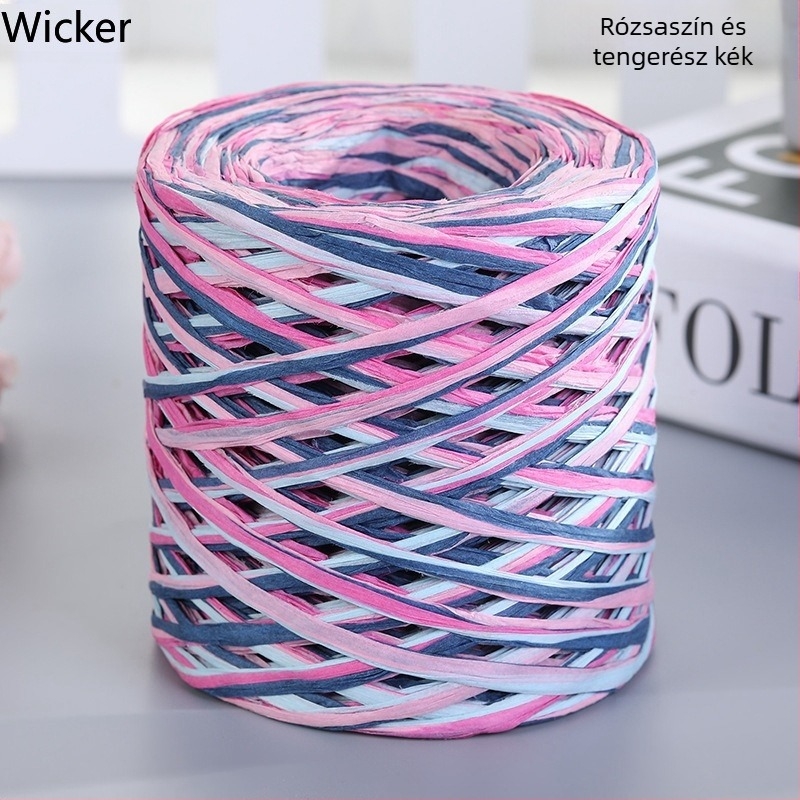 Papírszálas kötél – rostos keverék, cső fonal, egyetlen szál