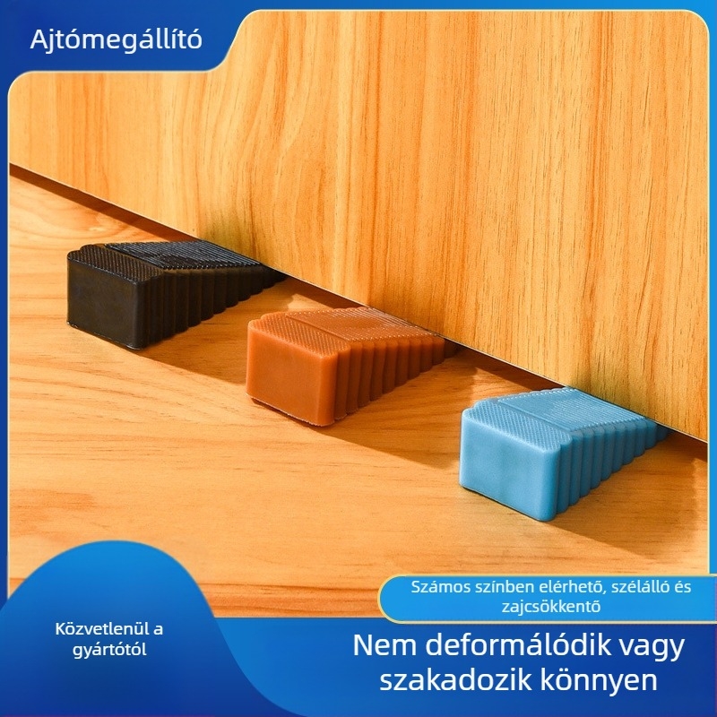 Qijia modell 001 PVC ajtó stopper, padlóra szerelve, modern-minimalista stílus
