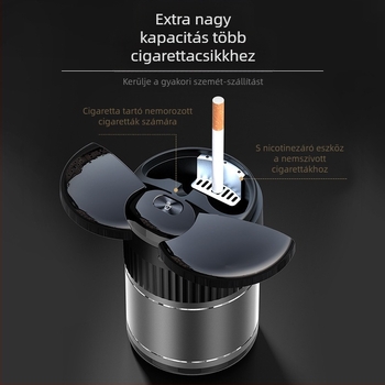 Okati autó hamutál infravörös érzékelős automata fedéllel, fém belsővel, modell A70, 0,23 kg