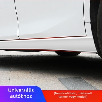 Univerzális gumírozott oldalsó küszöb autóhoz – karcolás elleni és ütközés elleni védelem, alsó oldalsó dekoratív panel az ajtókhoz, széles karosszéria.