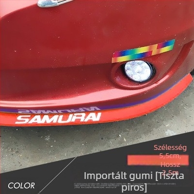 Első ajak anti-koccanációs gumicsík, szilikonból, QC modell, testre szabható feldolgozás