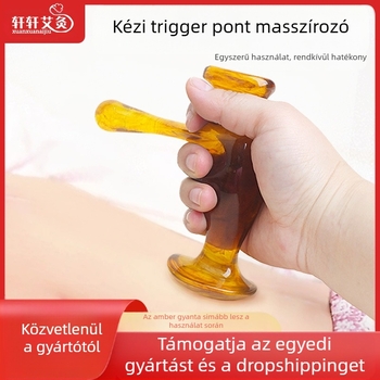 Akupont masszázs pontbot – gyantából készült kézi masszírozó, 103 g, fitnesz és egészség
