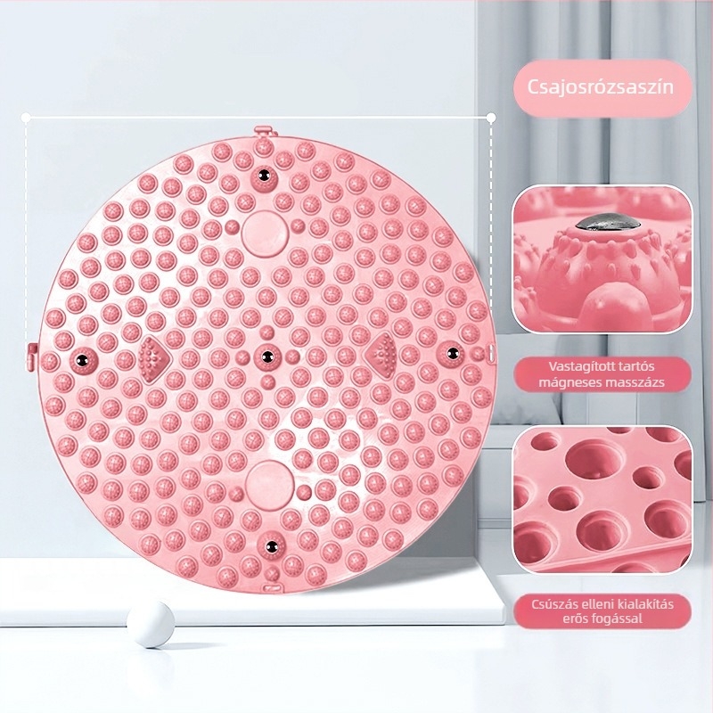 Gyerekek számára oversized kör akupresszúrás lemez – érzékeléses edzés és talpmasszázs; Fengqi márka; doboz 33 darab; még nincs forgalomban