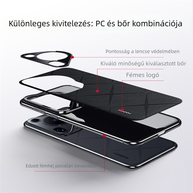 Huawei Pura 70 / 70 Ultra telefonvédő tok – matt PC, Frosted felület, ütésálló, ujjlenyomat-mentes, testreszabható