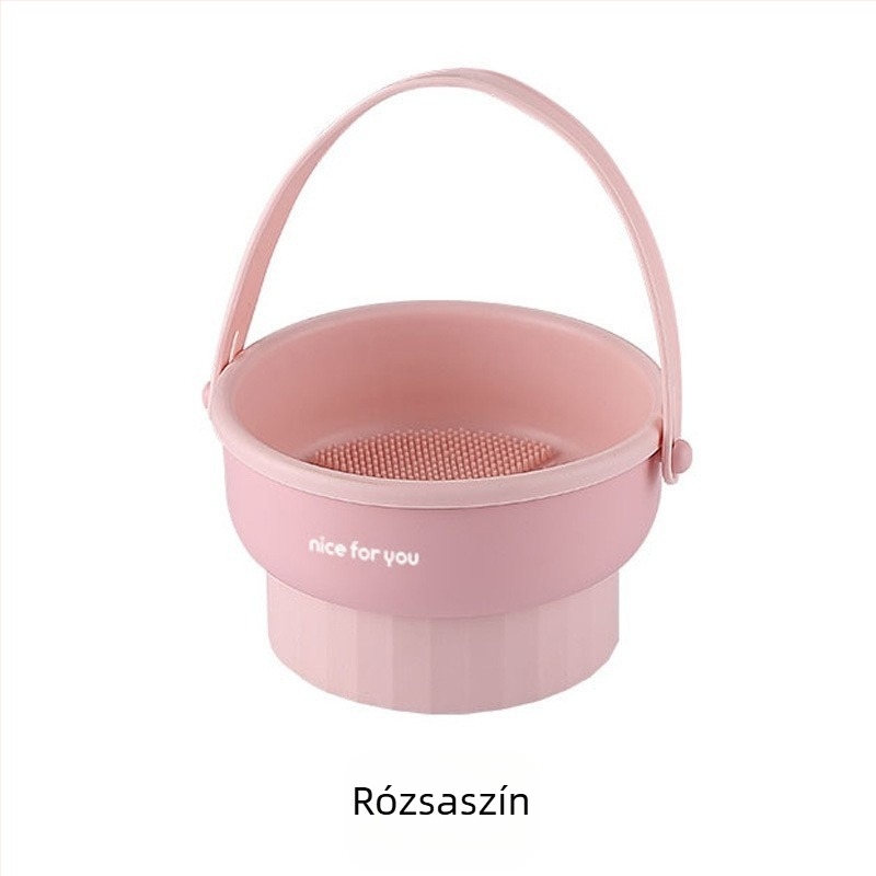 FLD Szilikon Sminkecset Tisztító Doboz – Kör- vagy Téglalap Modell, Yiwu Eredet, Ecsetmosás, Tárolás és Szárítás, 5 Éves Élettartam