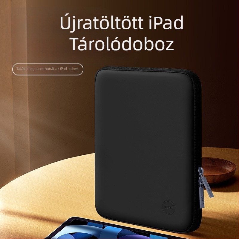 iPad tablet tok, PU anyag, lélegző és vízálló, poliészter bélés, városi egyszerű stílus