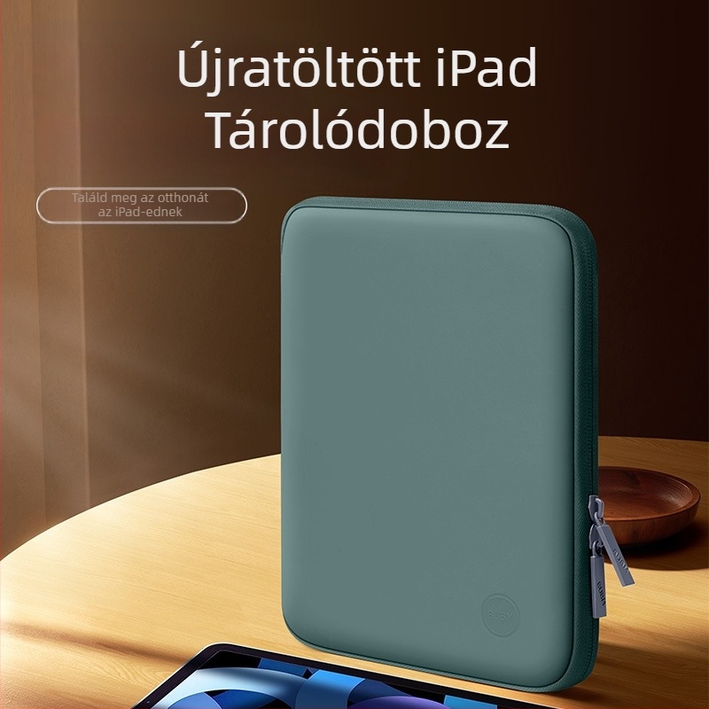 iPad tablet tok, PU anyag, lélegző és vízálló, poliészter bélés, városi egyszerű stílus