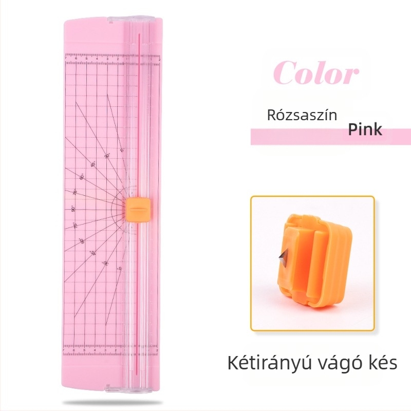 ZEQUAN papírvágó, csúszó kivitel, kétirányú vágás, modell 810, műanyag