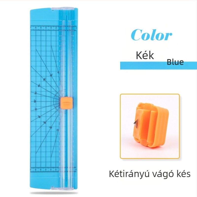 ZEQUAN papírvágó, csúszó kivitel, kétirányú vágás, modell 810, műanyag