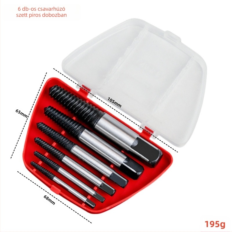 Törött csavarok kiszedője csaptelekhez és vízvezetékekhez – Xinmutian, szénacél