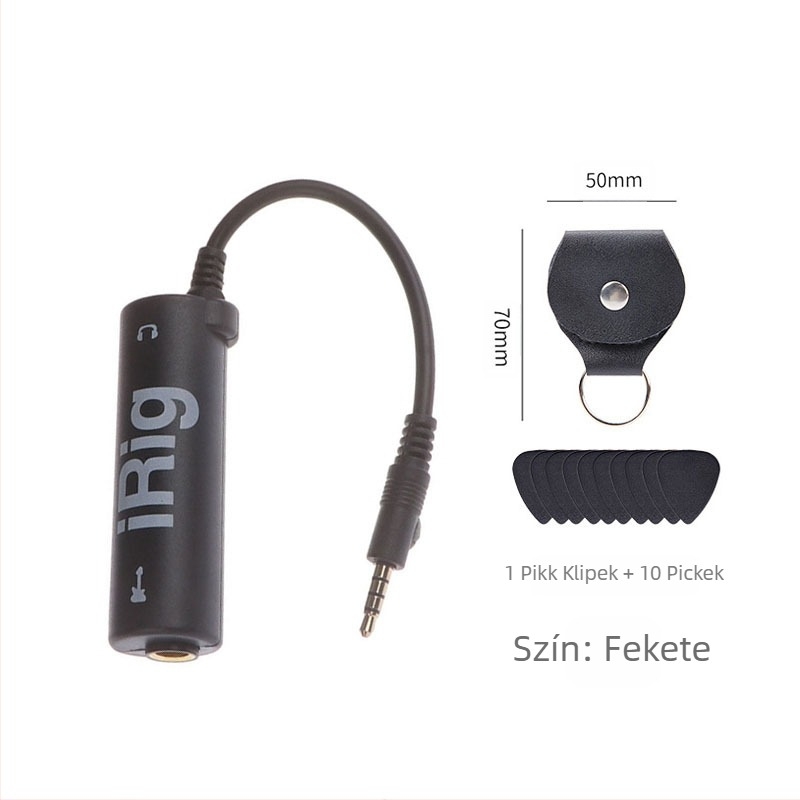 Gitár audió kábel és hangkártya konverter Apple eszközökhöz — Modell CSS-0922