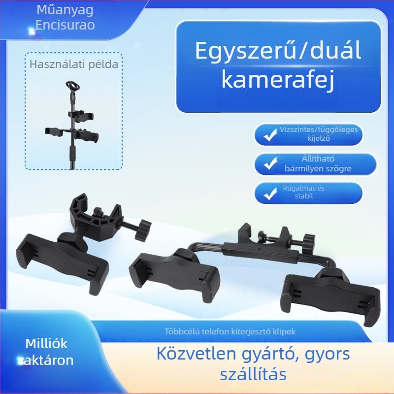 Mobiltelefon tartó kiegészítők - univerzális, műanyag (Típus: Mobiltelefon tartó kiegészítők; Anyag: műanyag; Stílus: universális)
