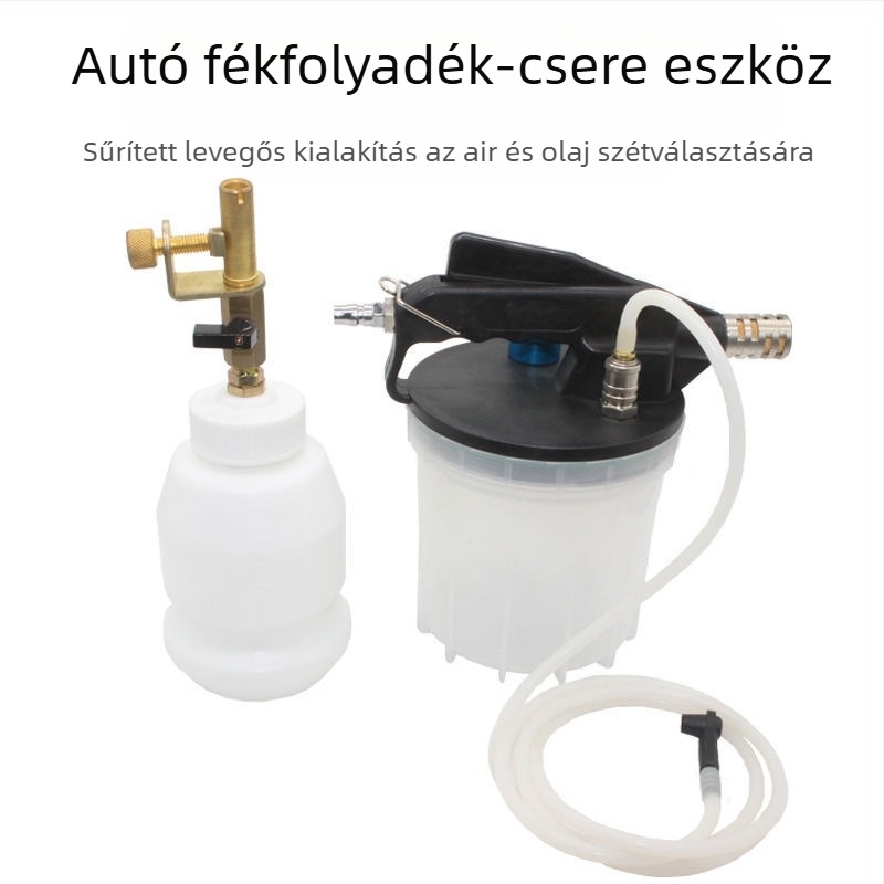 Pneumatikus fékfolyadék cserélő gép – autókhoz töltő- és ürítő eszköz