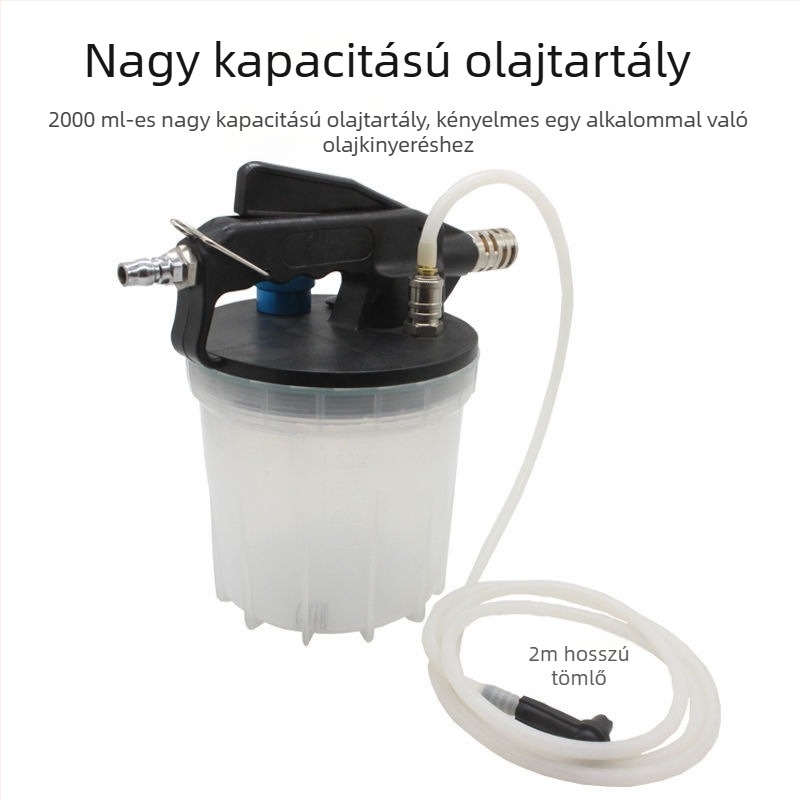 Pneumatikus fékfolyadék cserélő gép – autókhoz töltő- és ürítő eszköz