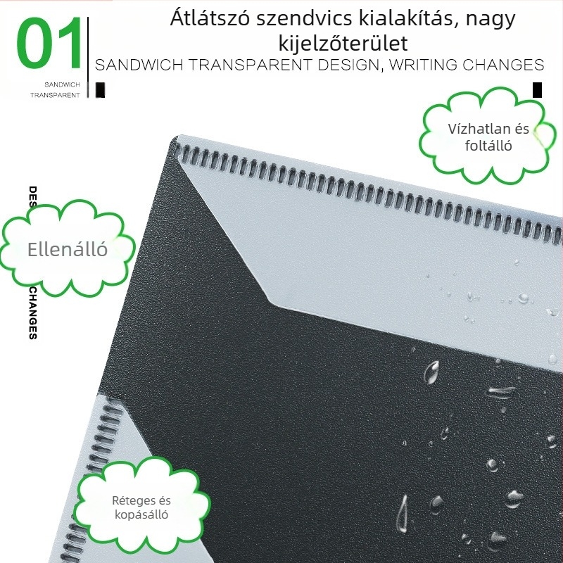 Zongorához való kottaclip, hatsoldalas bővíthető és összecsukható, A4-es háromszoros hajtogatás, PERSEUS