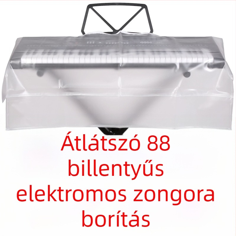 Elektronikus zongora fedél, kompozit anyagok, modell KC-88, márka Chuanmei, csomagolás: átlátszó PVC műanyag zacskó