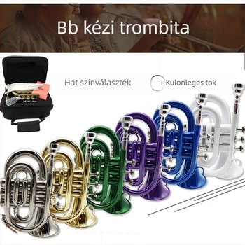 Trombita, Drop B hangolás, lakkozott arany felület, Modell 01