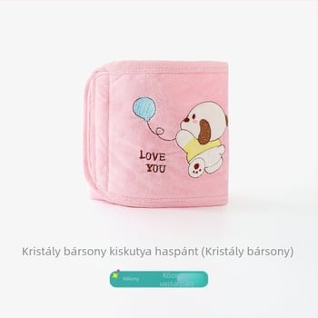 Újszülöttek hasvédő kendő – pamut quiltelt fleece anyagból, DoDojami/Doodle Jamie márka, 0–12 hónapos korosztály