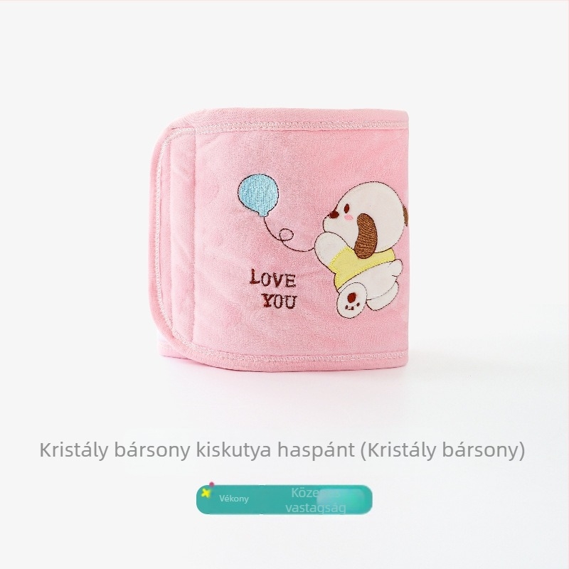 Újszülöttek hasvédő kendő – pamut quiltelt fleece anyagból, DoDojami/Doodle Jamie márka, 0–12 hónapos korosztály