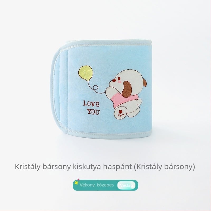 Újszülöttek hasvédő kendő – pamut quiltelt fleece anyagból, DoDojami/Doodle Jamie márka, 0–12 hónapos korosztály