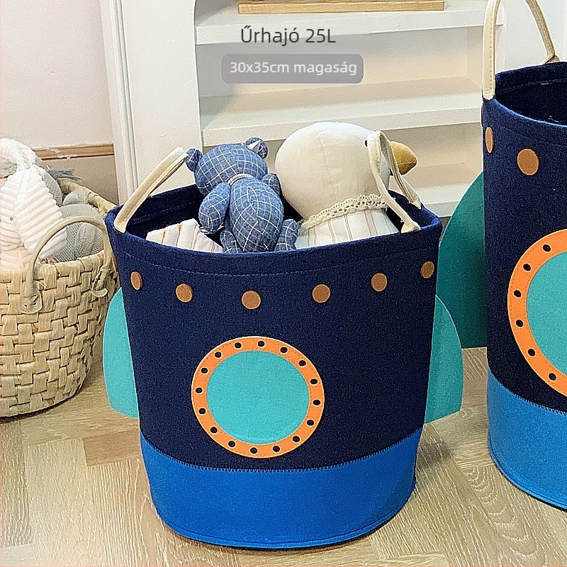 Textil tárolóláda gyerekeknek asztali tároláshoz, rajzfilmszerű stílus, 1 kg, Nayi Liangpin