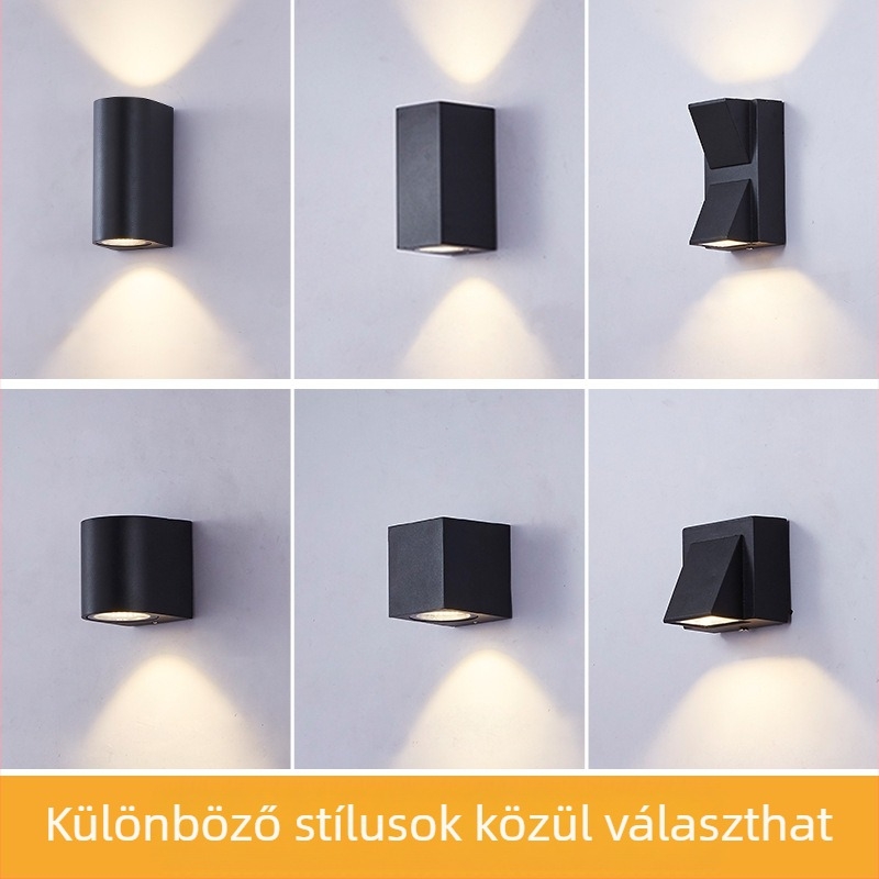 Fali lámpa üvegbúrával, COB LED fényforrás, 220V, Új kínai stílus, modell LXG-016, bel- és kültéri világításra