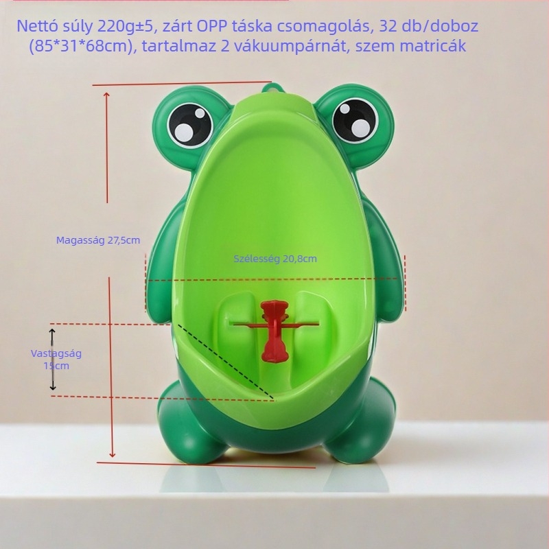 Gyermek piszoár fiúknak – álló és falra szerelhető kivitel, PP anyag, Heroic márka, Zhejiang eredet