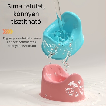 Praktikus babavécé autóba integrált tréninggel – műanyagból, márka Ruilin, Taizhou eredet, csomagolás 50 egyedi tasak egy nagy dobozban