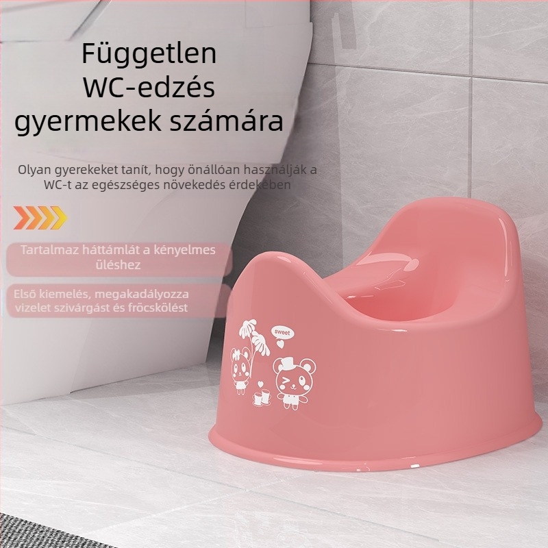 Praktikus babavécé autóba integrált tréninggel – műanyagból, márka Ruilin, Taizhou eredet, csomagolás 50 egyedi tasak egy nagy dobozban