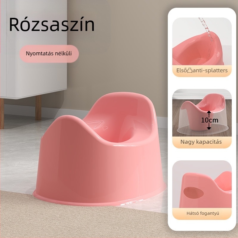 Praktikus babavécé autóba integrált tréninggel – műanyagból, márka Ruilin, Taizhou eredet, csomagolás 50 egyedi tasak egy nagy dobozban