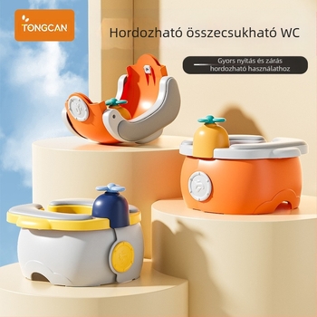 Tong Can Összecsukható, hordozható gyerekeknek – utazó WC autóval használható