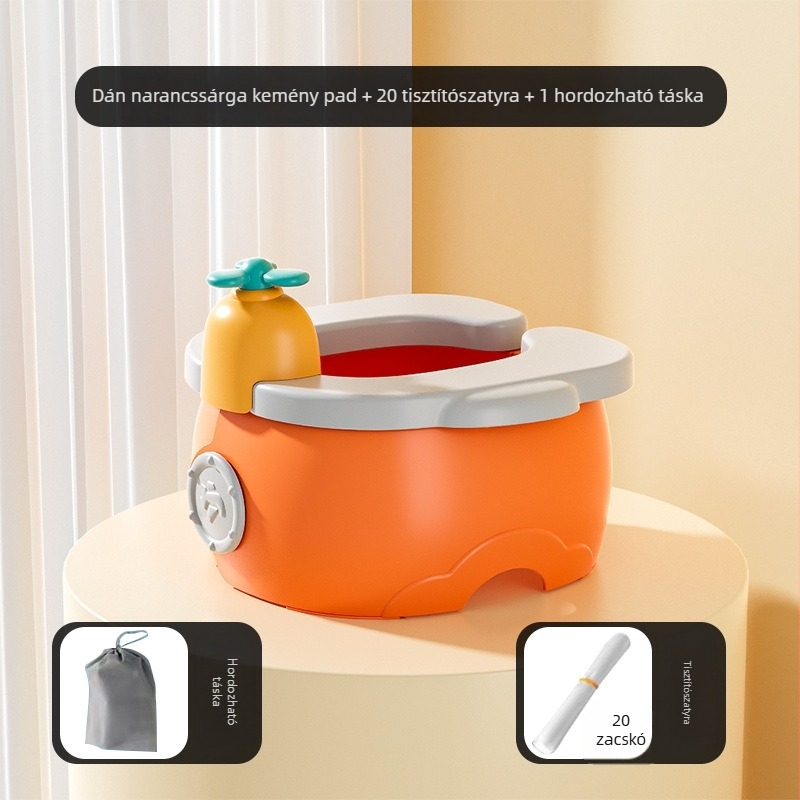 Tong Can Összecsukható, hordozható gyerekeknek – utazó WC autóval használható