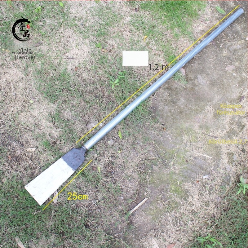 Kovácsolt rugós acélból készült fakopó ásó – gödör ásása, átültetés, palánta-emelés és gyökérásás