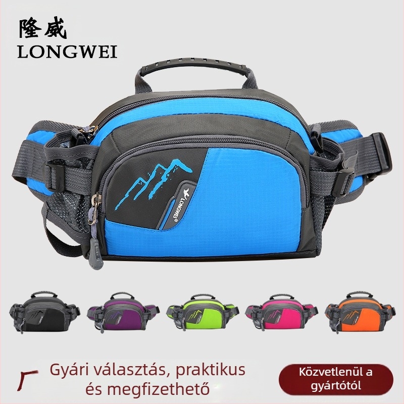 Férfi deréktáska, nylon, modell 3079, városi minimalizmus, tehercsökkentés