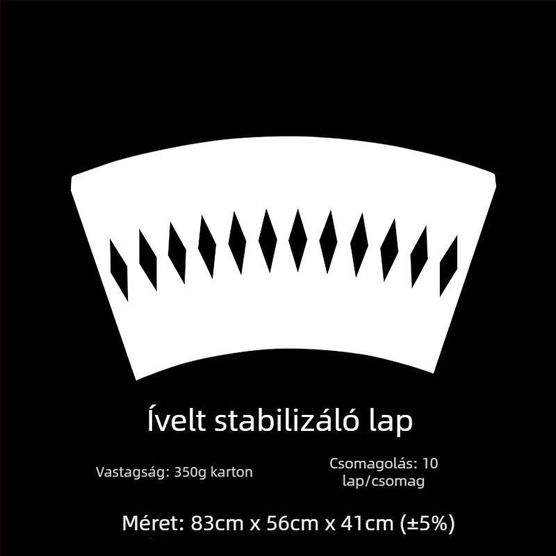 Virágcsomagoló anyag kör alakú csokrokhoz — karton belső bevonat, bemélyedéses folyamat, Upgraded Shaping Film modell, OPP csomagolás, tolerancia ±5%