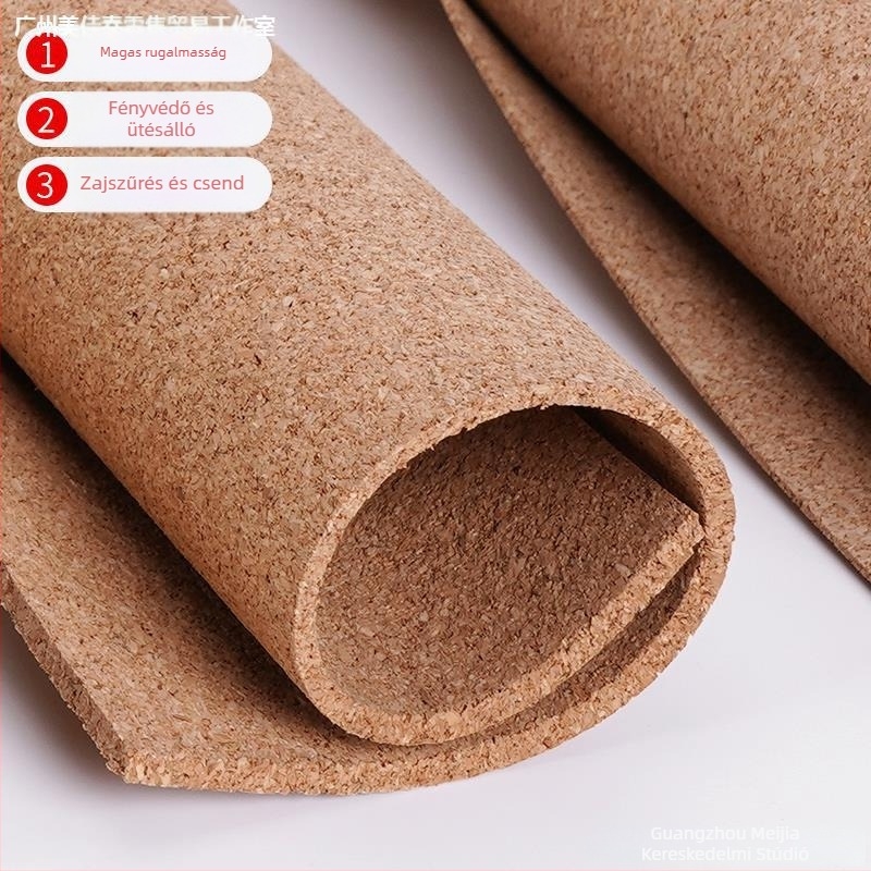 Magas sűrűségű parafa panel puha fából, diorámákhoz és fotófalhoz; szemcsék: 2 mm finom/nagy, 3 mm finom/nagy, 6 mm nagy