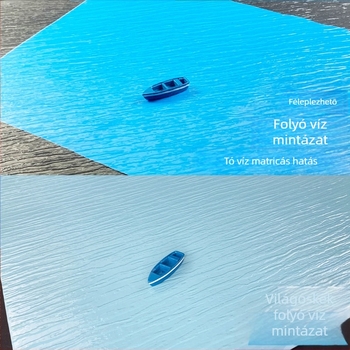 Műanyag DIY homokasztal modell vízfelületi hullámzással tengeri tájhoz – statikus építőmodell